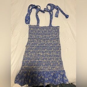 LoveShackFancy smocked dress tie strap - older